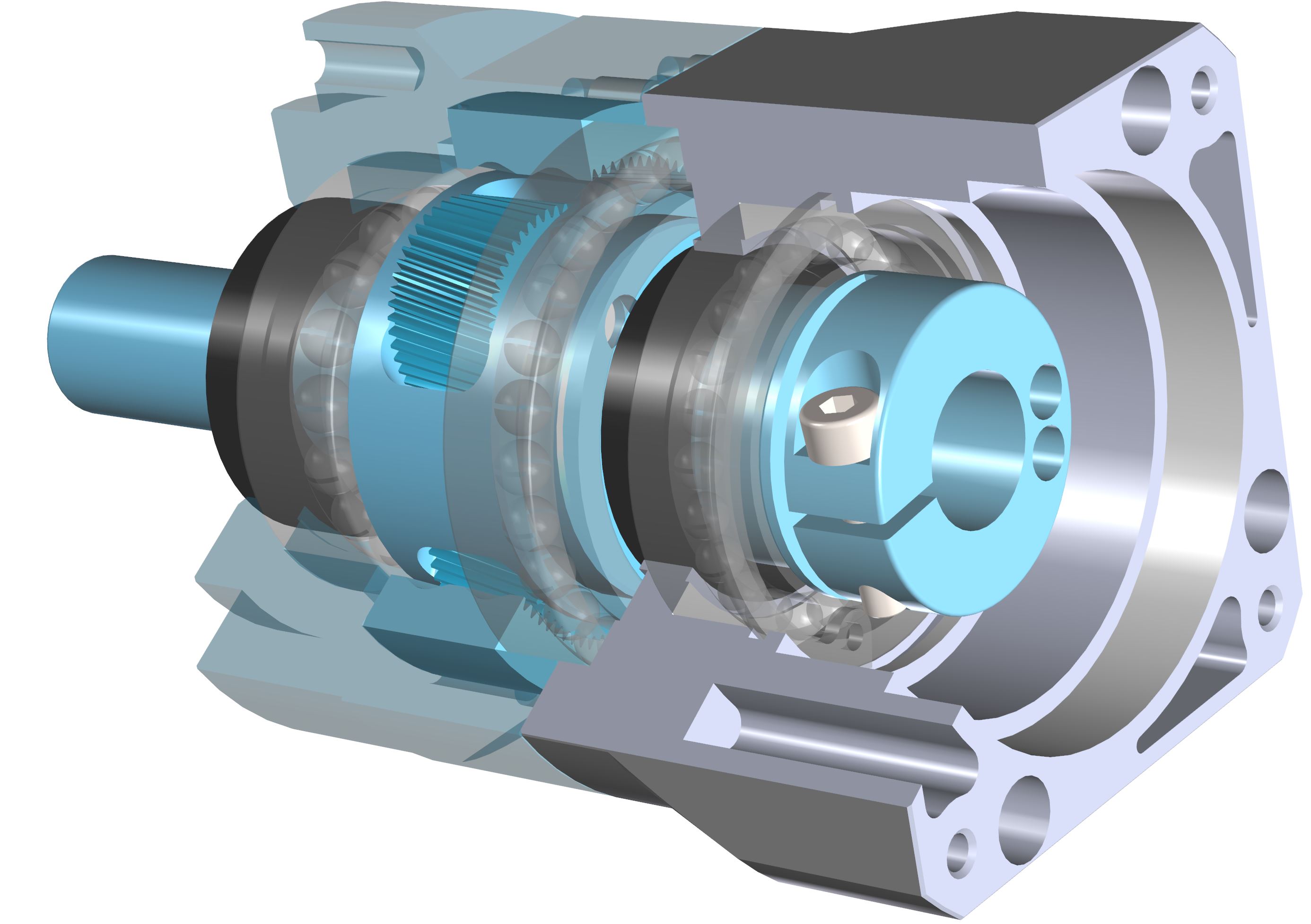 Coaxial gearbox