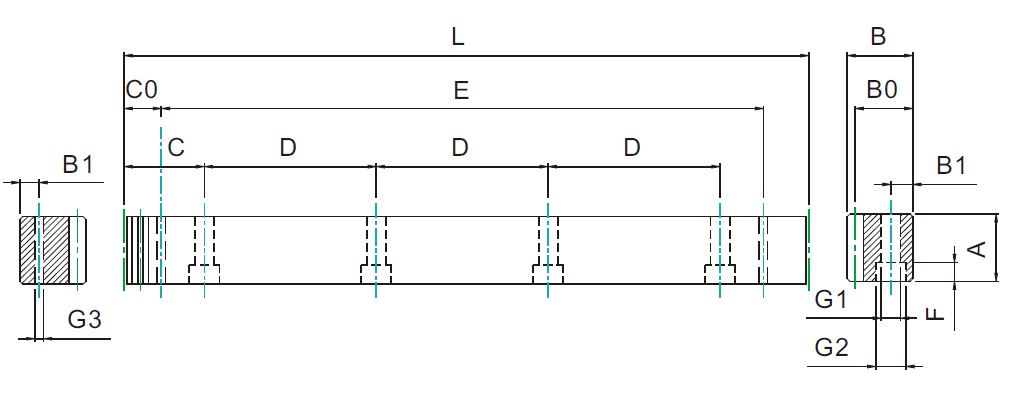 Precision spur ground rack