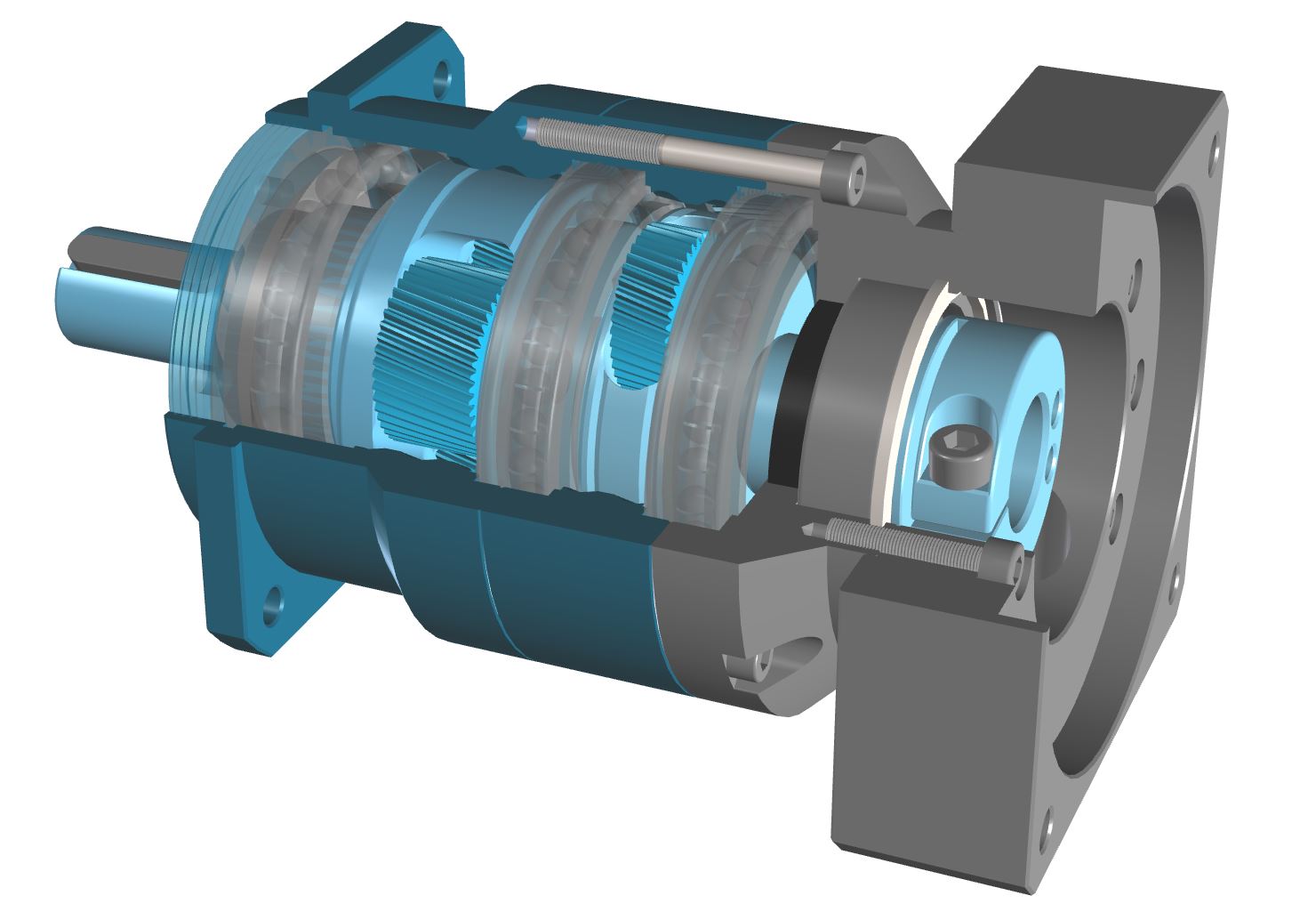 Servo motor gearbox