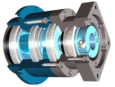 Réducteur planétaire à jeu réduit pour moteur brushless